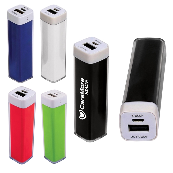 Cube-Shaped Mobile Power Bank - Cube-Shaped Mobile Power Bank - Image 0 of 5