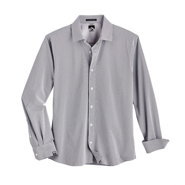 Men's Influencer Windowpane Woven Shirt - Men's Influencer Windowpane Woven Shirt - Image 4 of 8
