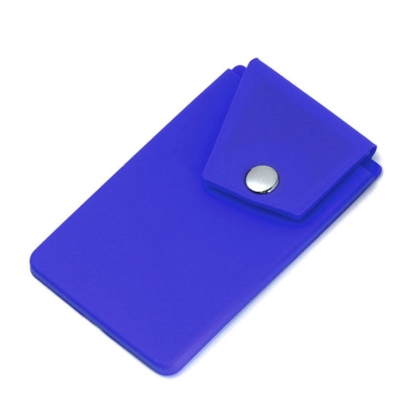 Silicone Phone Wallet Snap Pocket Cell Stand - Silicone Phone Wallet Snap Pocket Cell Stand - Image 4 of 8