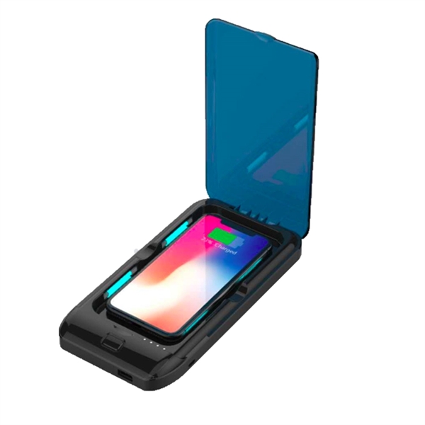 UV Sanitizer Box With Wireless Charger - UV Sanitizer Box With Wireless Charger - Image 2 of 3