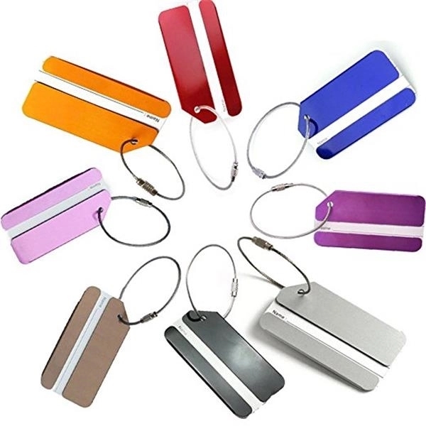 Aluminum luggage bag tag - Aluminum luggage bag tag - Image 7 of 7