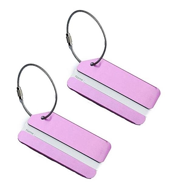 Aluminum luggage bag tag - Aluminum luggage bag tag - Image 3 of 7