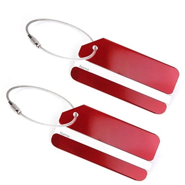 Aluminum luggage bag tag - Aluminum luggage bag tag - Image 6 of 7