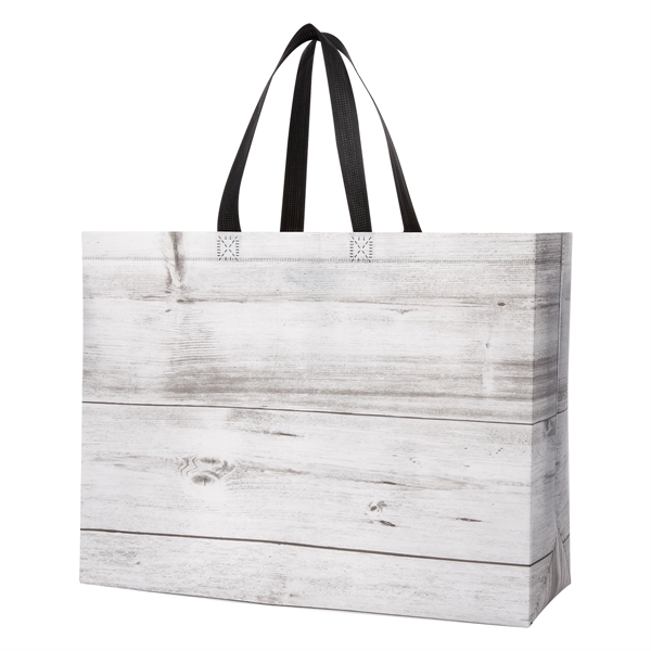 CHALET LAMINATED NON-WOVEN TOTE BAG - CHALET LAMINATED NON-WOVEN TOTE BAG - Image 7 of 7