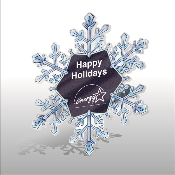 Acrylic Holiday Snowflake Christmas Ornament