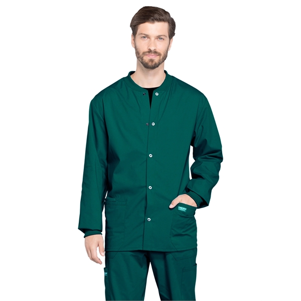 Cherokee - Workwear Professionals - Men's Snap Front Jacket - Cherokee - Workwear Professionals - Men's Snap Front Jacket - Image 7 of 16