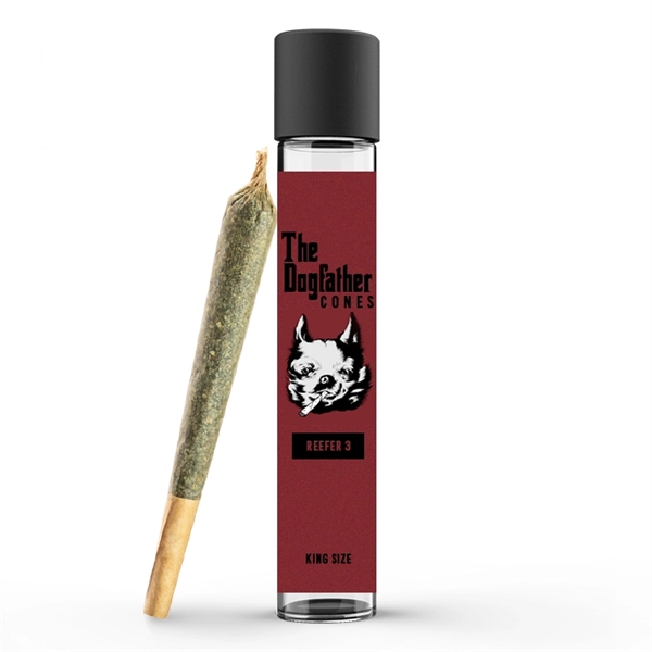Glass Pre Roll Joint Tube with Custom Sticker / Label - Glass Pre Roll Joint Tube with Custom Sticker / Label - Image 9 of 9