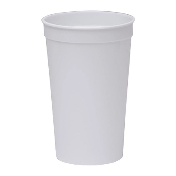 Custom Printed 32 oz. Plastic Stadium Cup-Blank