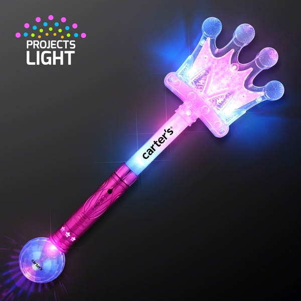 17.2" Light Up Toy Crown Wand - 17.2" Light Up Toy Crown Wand - Image 0 of 3