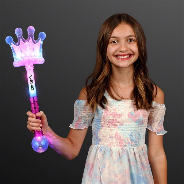 17.2" Light Up Toy Crown Wand - 17.2" Light Up Toy Crown Wand - Image 3 of 3