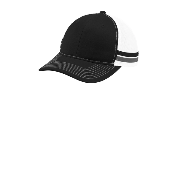 Port Authority Two-Stripe Snapback Trucker Cap. - Port Authority Two-Stripe Snapback Trucker Cap. - Image 6 of 6