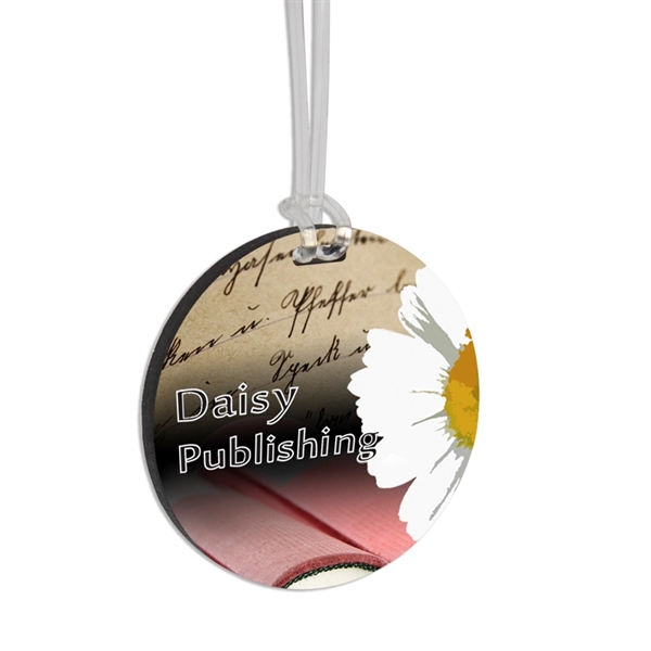 Custom Ultra Vivid Recycled Wood Bag Tags - Custom Ultra Vivid Recycled Wood Bag Tags - Image 5 of 10