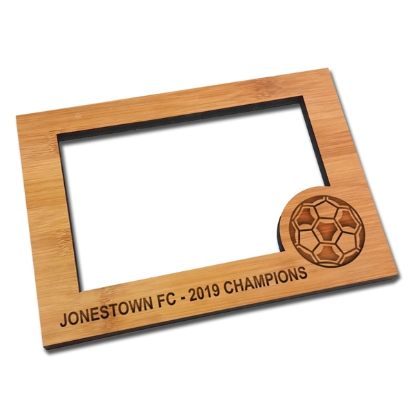 Custom Laser Etched Bamboo Magnet Frames - Custom Laser Etched Bamboo Magnet Frames - Image 0 of 4
