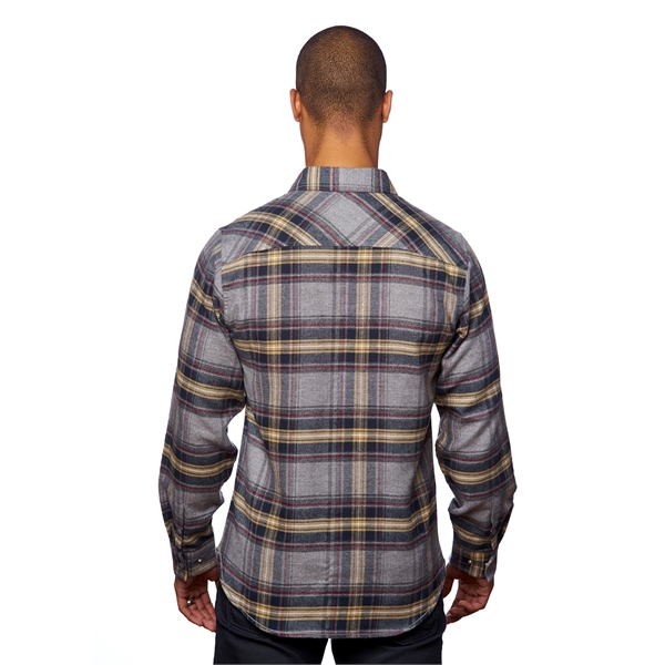 Burnside Men's Snap-Front Flannel Shirt - Burnside Men's Snap-Front Flannel Shirt - Image 4 of 20