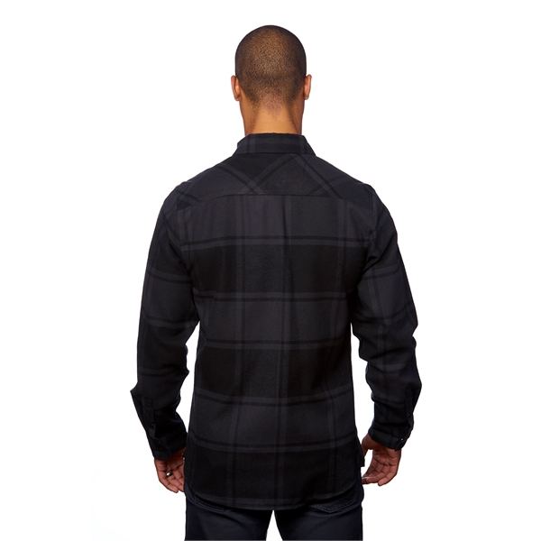 Burnside Men's Snap-Front Flannel Shirt - Burnside Men's Snap-Front Flannel Shirt - Image 6 of 20