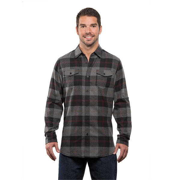 Burnside Men's Plaid Flannel Shirt - Burnside Men's Plaid Flannel Shirt - Image 48 of 138