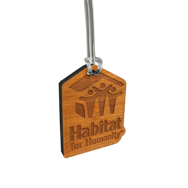Custom Laser Etched Bamboo Bag Tags - Custom Laser Etched Bamboo Bag Tags - Image 6 of 7