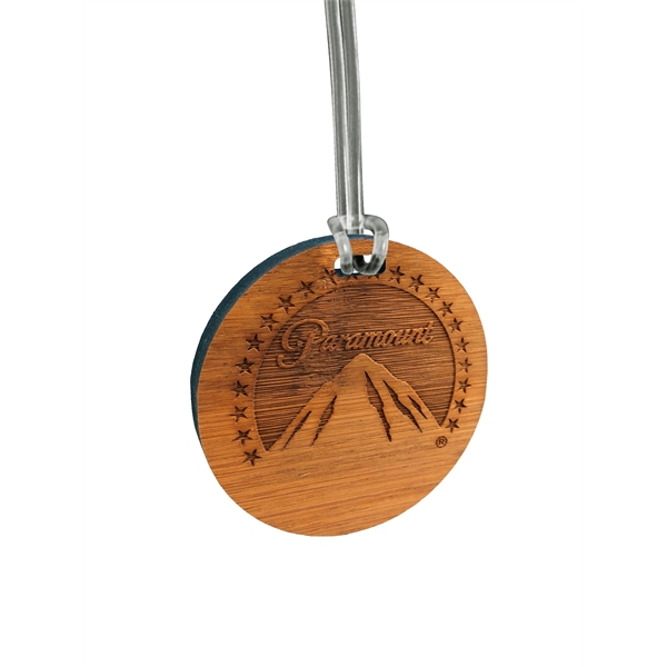 Custom Laser Etched Bamboo Bag Tags - Custom Laser Etched Bamboo Bag Tags - Image 5 of 7