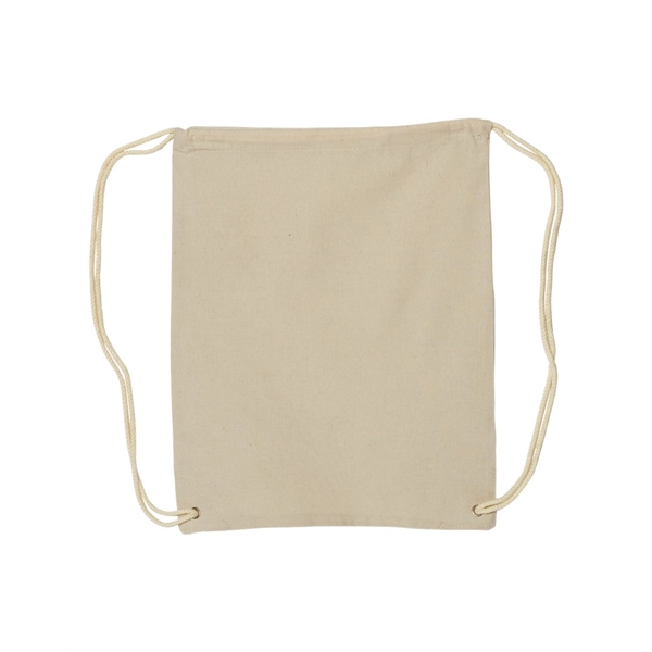 Liberty Bags Canvas Drawstring Backpack - Liberty Bags Canvas Drawstring Backpack - Image 6 of 6