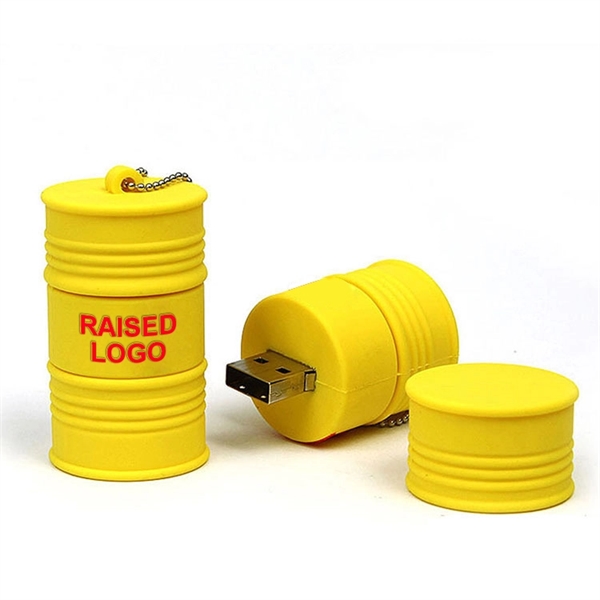 Barrel Shaped Flash Drive - Barrel Shaped Flash Drive - Image 0 of 1