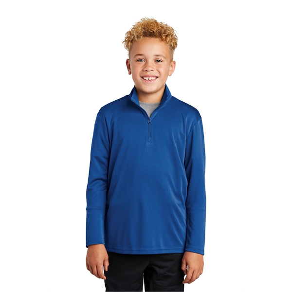 Sport-Tek Youth PosiCharge Competitor 1/4-Zip Pullover. - Sport-Tek Youth PosiCharge Competitor 1/4-Zip Pullover. - Image 25 of 26