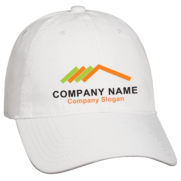 Classic Washed Cotton Cap with 6 Panel - Classic Washed Cotton Cap with 6 Panel - Image 2 of 6