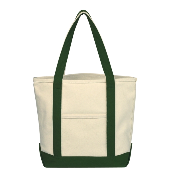 SMALL COTTON CANVAS TOTE BAG - SMALL COTTON CANVAS TOTE BAG - Image 4 of 5