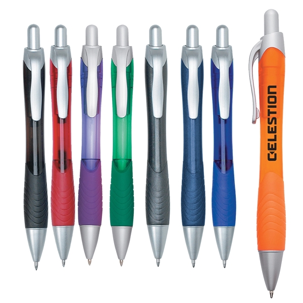 Gel Pen with Rubber Grip - Gel Pen with Rubber Grip - Image 0 of 16