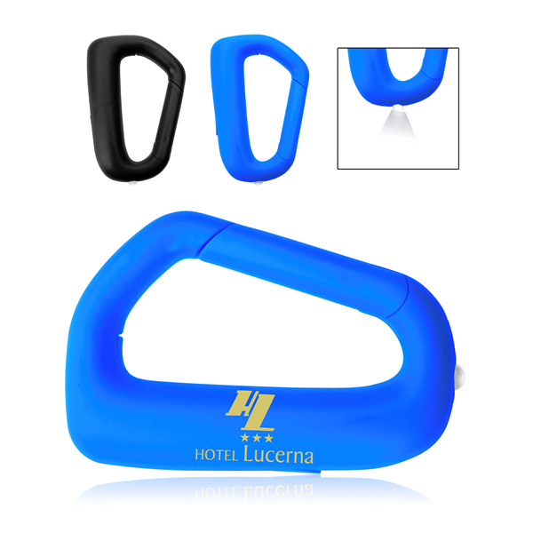 Carabiner with LED light - Carabiner with LED light - Image 0 of 2