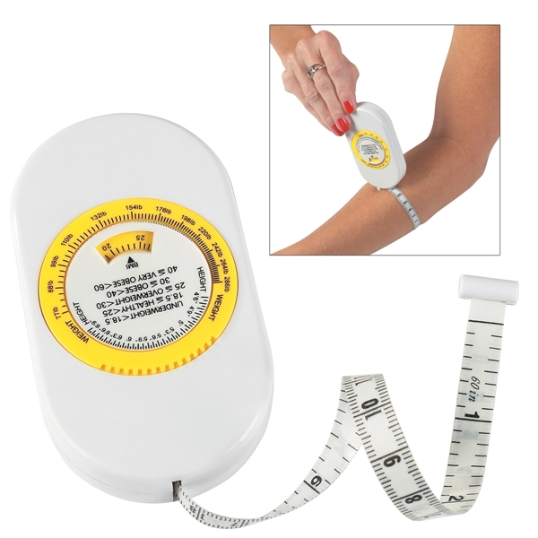 60" Cloth Measuring Tape with BMI Scale - 60" Cloth Measuring Tape with BMI Scale - Image 1 of 1
