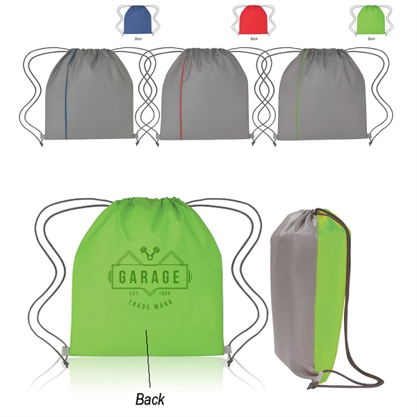 Reversible Drawstring Bag - Reversible Drawstring Bag - Image 0 of 3