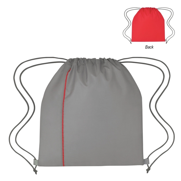 Reversible Drawstring Bag - Reversible Drawstring Bag - Image 2 of 3