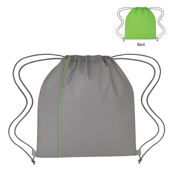Reversible Drawstring Bag - Reversible Drawstring Bag - Image 3 of 3