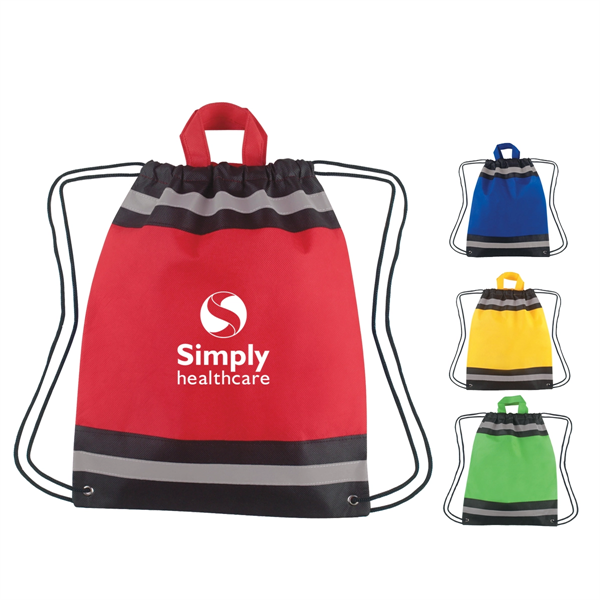 Small Sleek Sports Bag with Reflective Strip - Small Sleek Sports Bag with Reflective Strip - Image 0 of 4