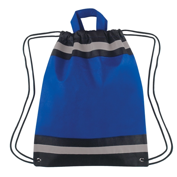 Small Sleek Sports Bag with Reflective Strip - Small Sleek Sports Bag with Reflective Strip - Image 2 of 4
