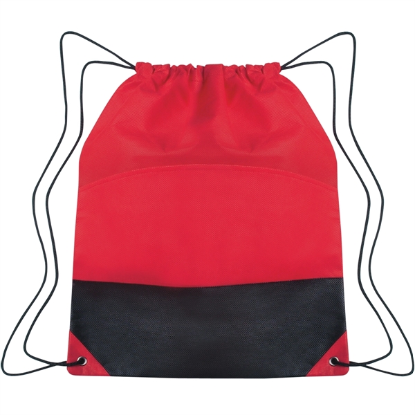Dual Colored Sporting Knapsack - Dual Colored Sporting Knapsack - Image 2 of 4