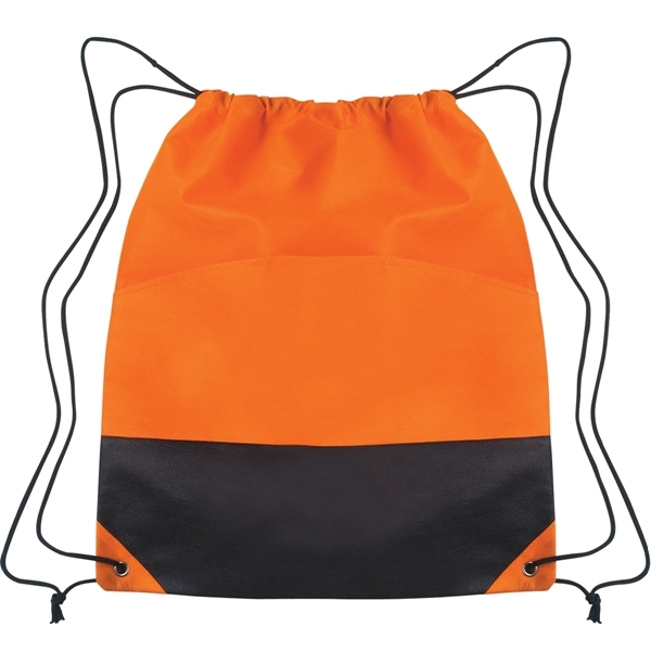 Dual Colored Sporting Knapsack - Dual Colored Sporting Knapsack - Image 3 of 4