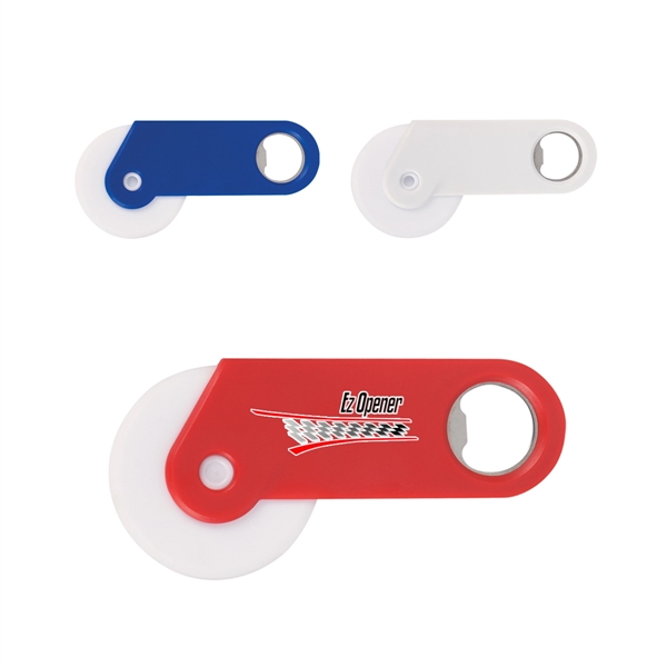 Bottle-Opening Pizza Cutter - Bottle-Opening Pizza Cutter - Image 0 of 3
