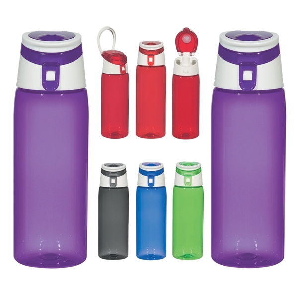 24 Oz. Flip up Fitness Bottle - 24 Oz. Flip up Fitness Bottle - Image 1 of 8