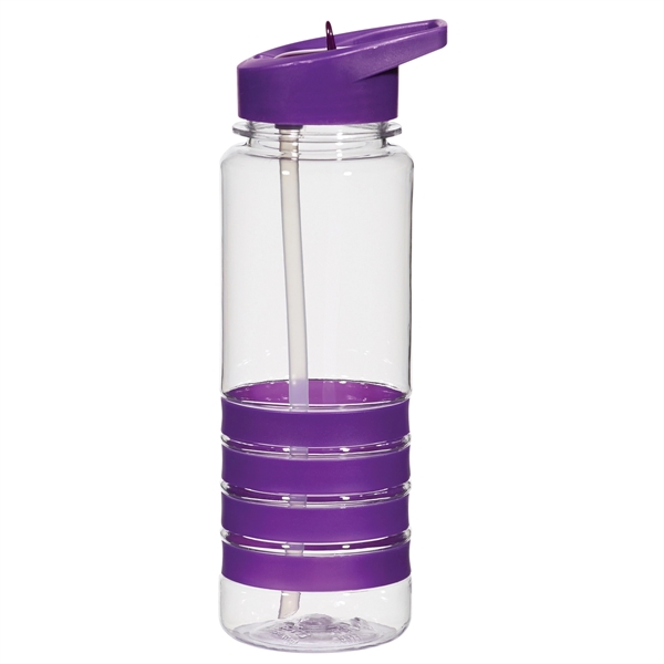 24 Oz. Water Bottle with Silicone Bands - 24 Oz. Water Bottle with Silicone Bands - Image 2 of 9
