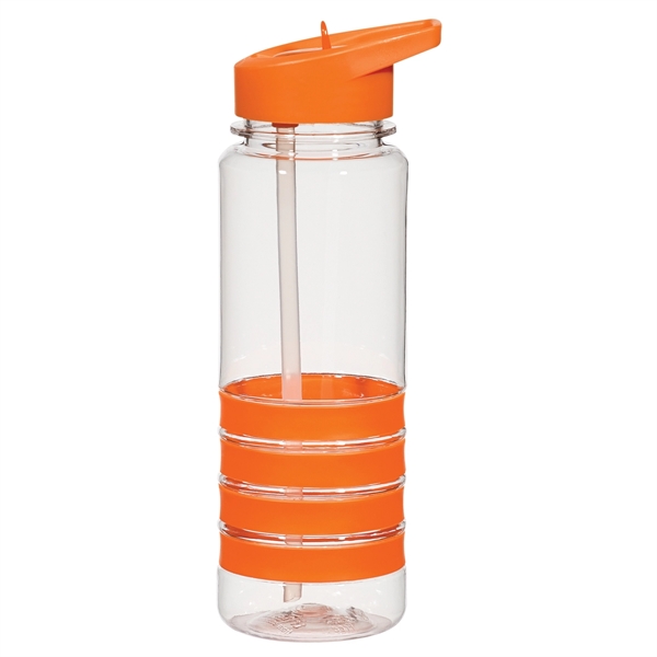 24 Oz. Water Bottle with Silicone Bands - 24 Oz. Water Bottle with Silicone Bands - Image 4 of 9