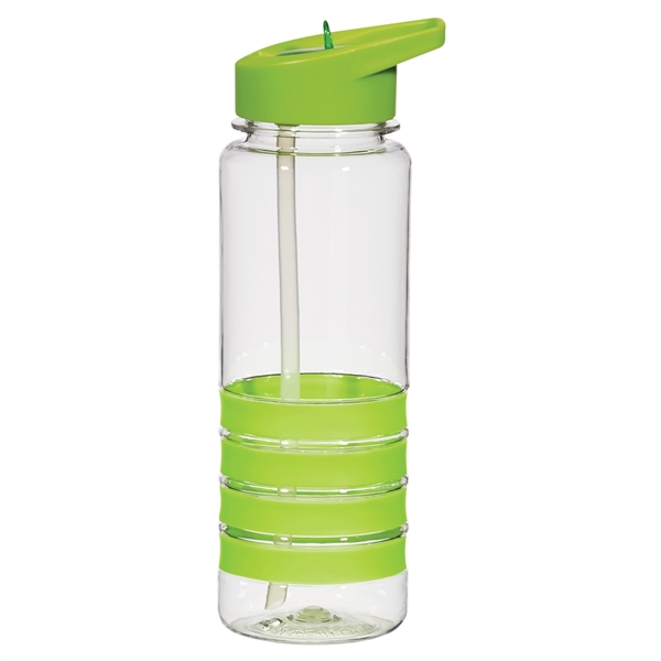 24 Oz. Water Bottle with Silicone Bands - 24 Oz. Water Bottle with Silicone Bands - Image 6 of 9