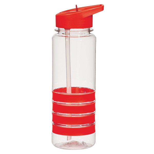 24 Oz. Water Bottle with Silicone Bands - 24 Oz. Water Bottle with Silicone Bands - Image 9 of 9