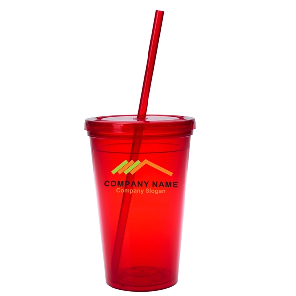 Translucent Colorful Single Walled Tumbler - Translucent Colorful Single Walled Tumbler - Image 8 of 8