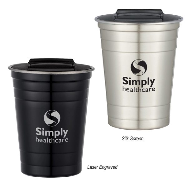 16 Oz. Spill-resistant Steel Cup - 16 Oz. Spill-resistant Steel Cup - Image 0 of 3