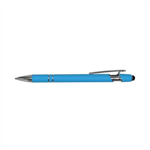 iWriter Exec Rubberized Metal Stylus Pen-Blue Ink - iWriter Exec Rubberized Metal Stylus Pen-Blue Ink - Image 5 of 13