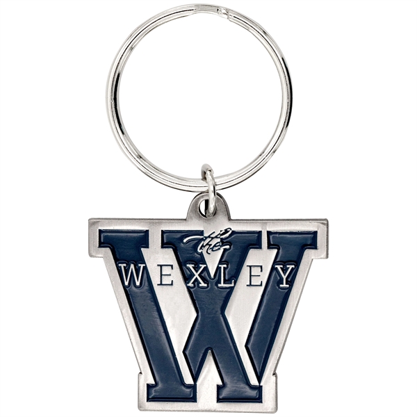 Custom Brass Key Chain, Die Struck w/ Soft Enamel Color - Custom Brass Key Chain, Die Struck w/ Soft Enamel Color - Image 5 of 9