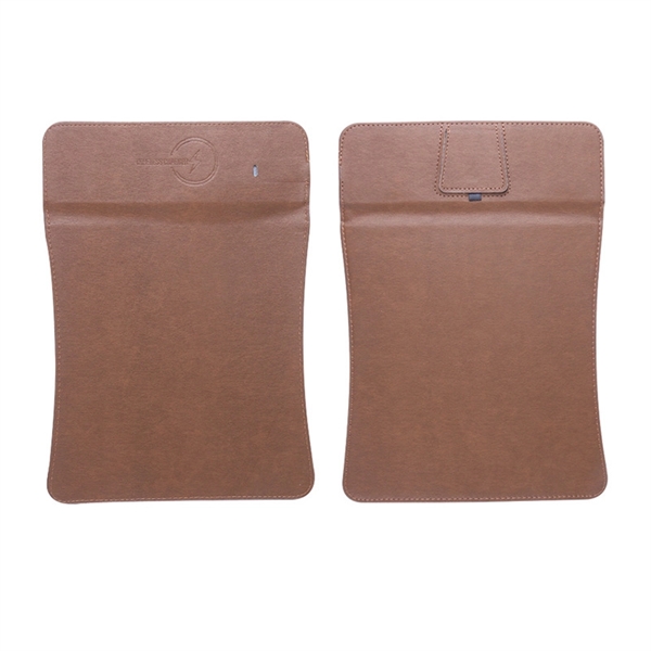 Wireless Charger Leather Mouse Pad - Wireless Charger Leather Mouse Pad - Image 3 of 3
