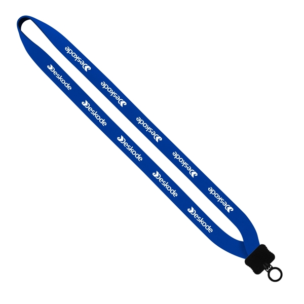 Custom 3/4" Neoprene Lanyard with Plastic Clamshell & O-Ring