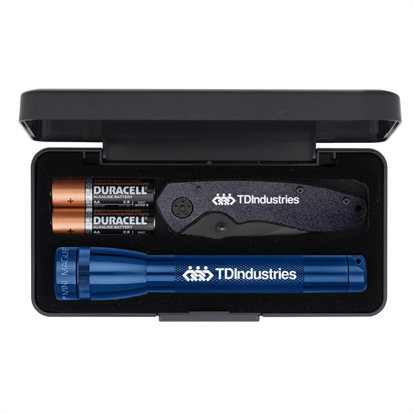 AA Mini Maglite® with Warhawk Pocket Knife - AA Mini Maglite® with Warhawk Pocket Knife - Image 2 of 5